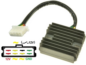 CARR291 - Honda MOSFET Regulador de voltaje rectificador CARR291 - Honda MOSFET Regulador de voltaje rectificador