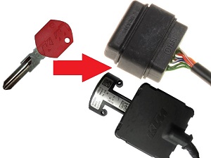 KTM 1x llave de chip key programación → unit - Haga click en la imagen para cerrar