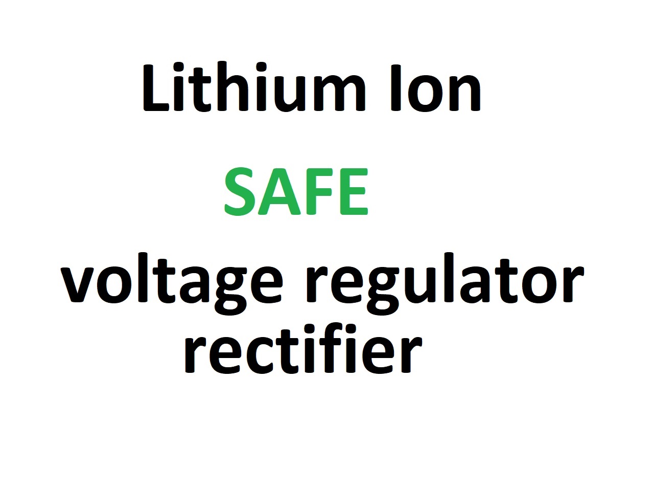 Rectificador de regulador de voltaje, adecuado para baterías de iones de litio - Haga click en la imagen para cerrar