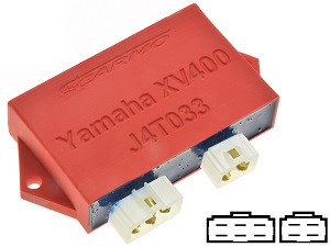 Encendedor Yamaha XV400 Virago CDI (J4T033, 3JB-00) - Haga click en la imagen para cerrar