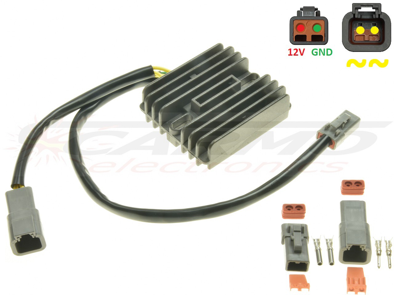 CARR694BU2 - Buell XB 08-10 Mejorado MOSFET MOSFET Regulador de voltaje rectificador (Y0302A-02A8) - Haga click en la imagen para cerrar