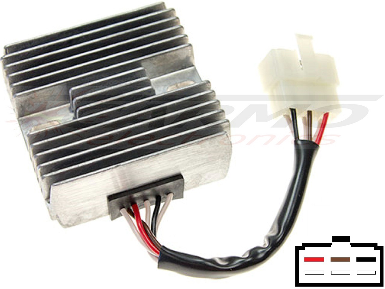 CARR541 Yamaha MOSFET Regulador de voltaje rectificador - Haga click en la imagen para cerrar