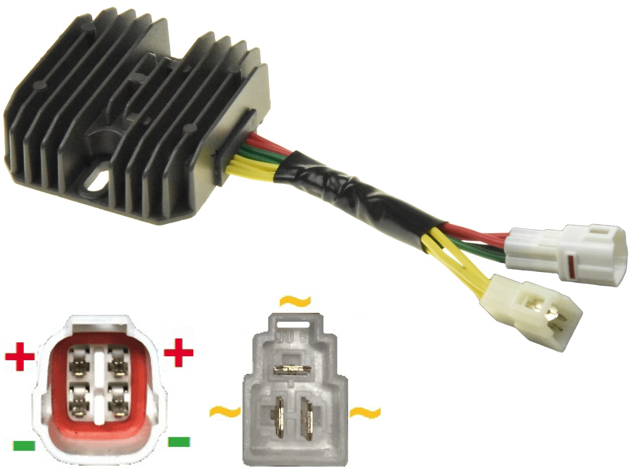 CARR8521 Suzuki 600 650 700 750 800 1000 1250 1300 1500 MOSFET Regulador de voltaje rectificador - Haga click en la imagen para cerrar